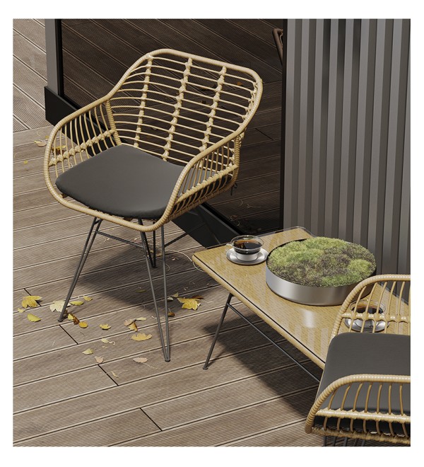 Стул vetle bent, ротанг
