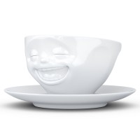 Чайная пара laughing, 200 мл, белая