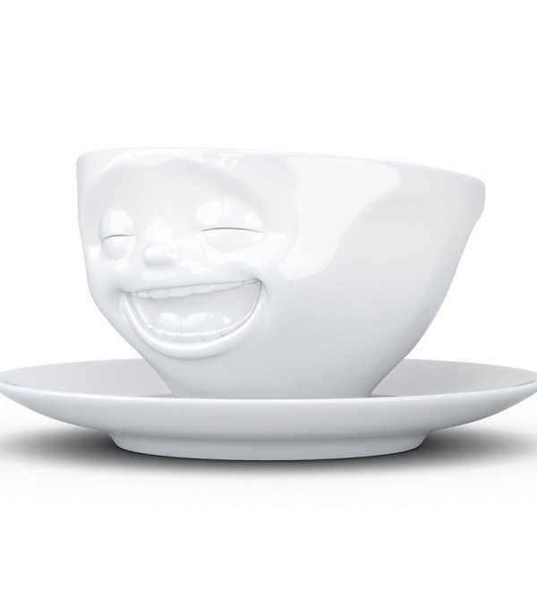 Чайная пара laughing, 200 мл, белая