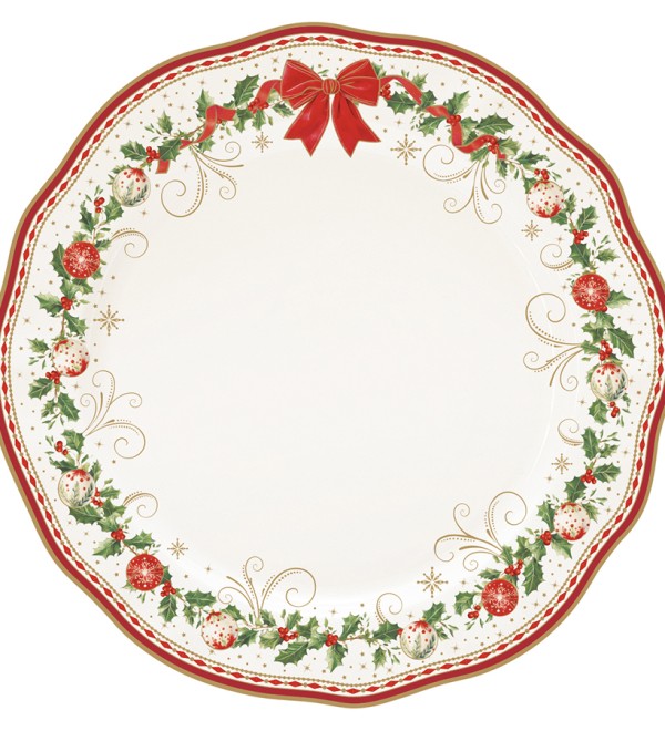 Тарелка обеденная christmas heritage, D28 см