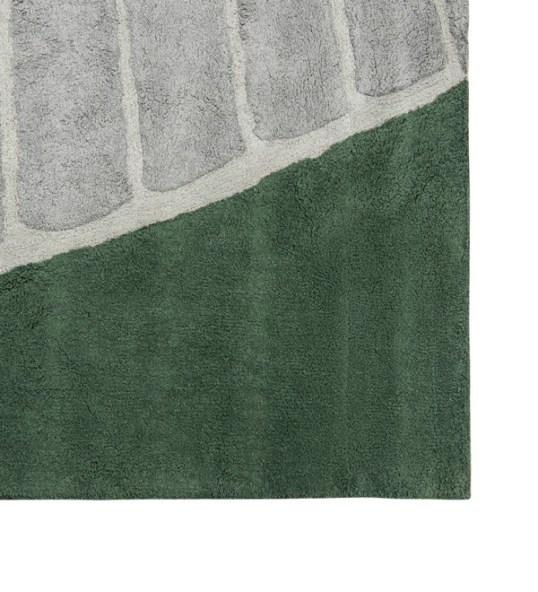 Ковер из хлопка с рисунком tea plantation из коллекции terra, 200х300 см