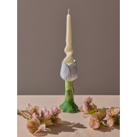 Подсвечник floret голубого цвета из коллекции blossom, 20 см