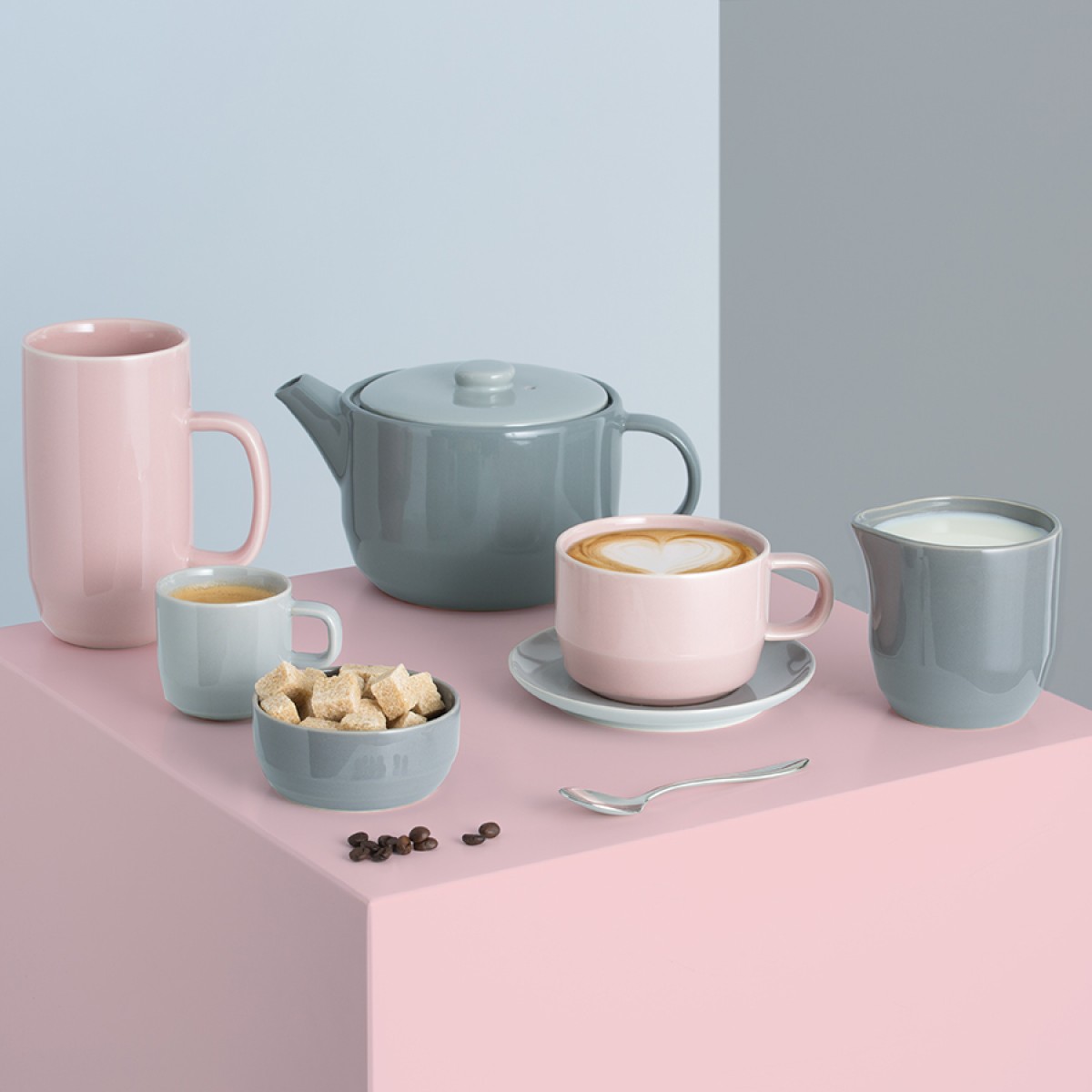 Чашка для латте cafe concept 550 мл розовая