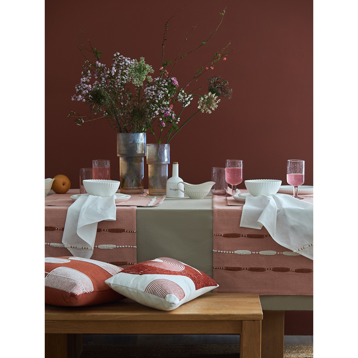 Подушка декоративная feather lines из коллекции ethnic, 30x45