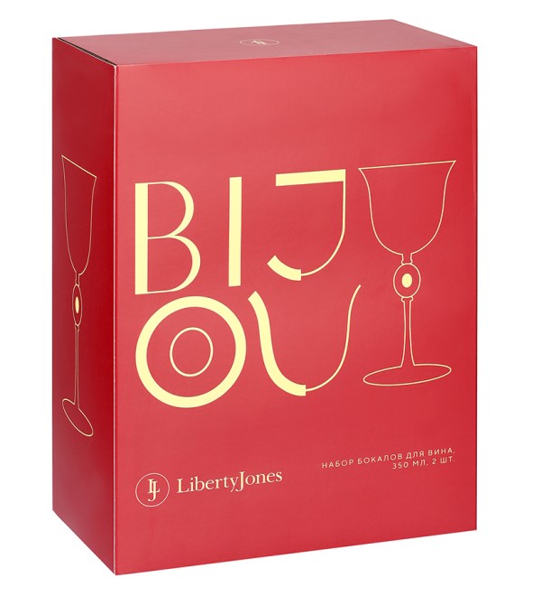 Набор бокалов для вина bijou, 350 мл, 2 шт.