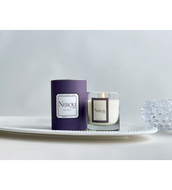 Свеча ароматическая sublime, neroli&basil, 40 ч