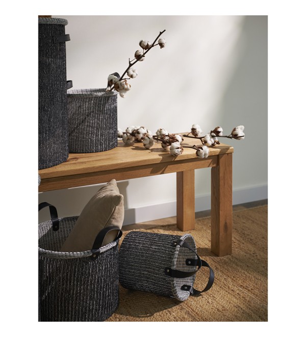 Корзина для хранения sustainable collection, D22х23 см, черная