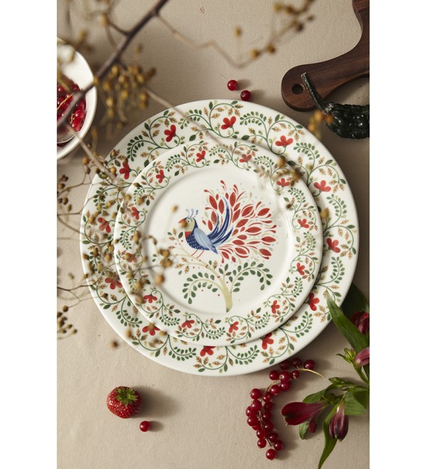 Тарелка fantail bird из коллекции birds of paradise, D21 см
