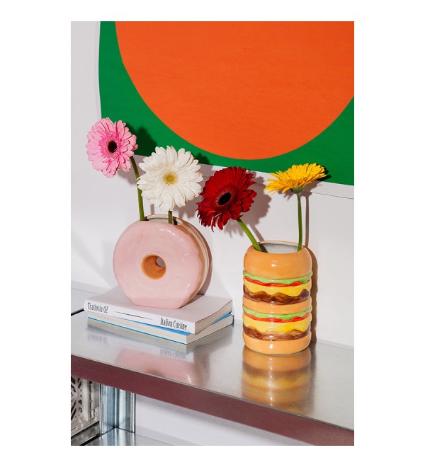 Ваза для цветов fast food, donut, 16 см
