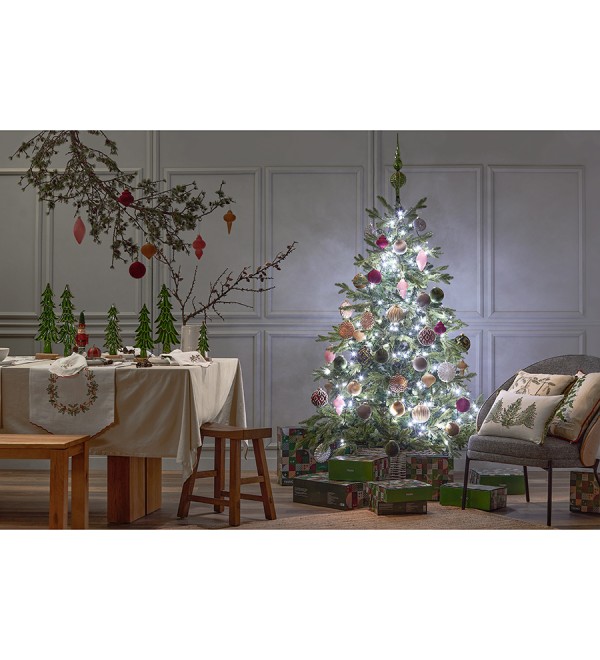 Дорожка на стол festive wreath из коллекции new year essential, 45х150 см