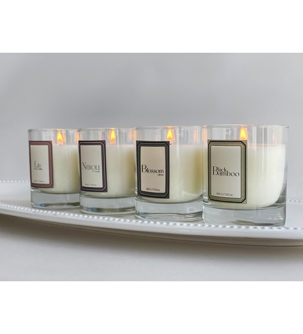 Свеча ароматическая sublime, neroli&basil, 40 ч