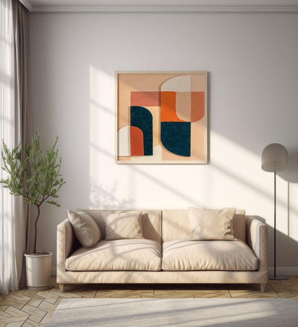 Панно декоративное с эффектом 3d pop art, 60х60 см