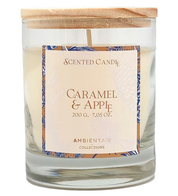 Свеча ароматическая gifting, caramel&apple, 40 ч