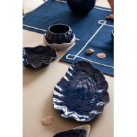 Блюдо сервировочное clams синего цвета из коллекции sea treasures