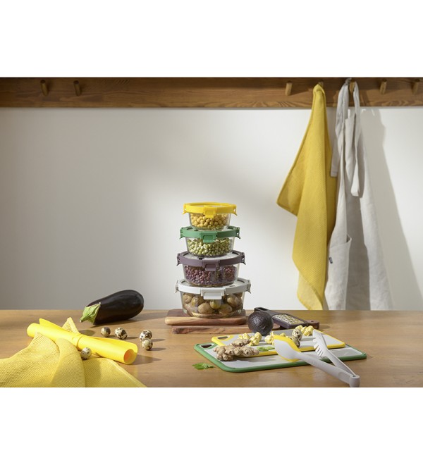 Коврик для замешивания теста foss, 37,7х57,4 см, желтый
