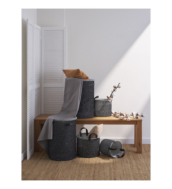 Корзина для хранения sustainable collection, D32х28 см, черная