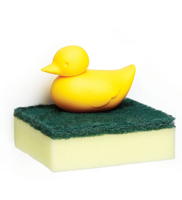 Держатель для губки duck, желтый