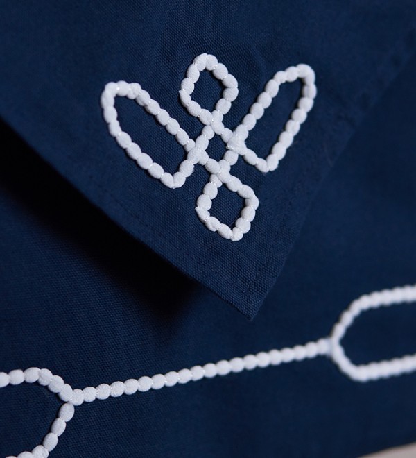 Салфетка сервировочная navy story из коллекции sea treasures, 45х45 см