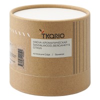 Свеча ароматическая с деревянным фитилём sandalwood, bergamot & citrus из коллекции edge, бежевый, 60 ч