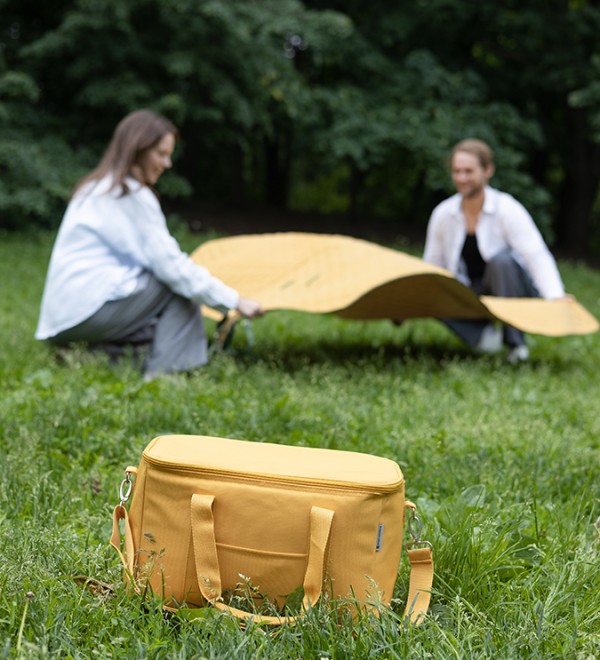Термосумка для пикника smart picnic, l, горчичная