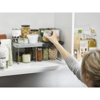 Полка раздвижная cupboardstore, серая