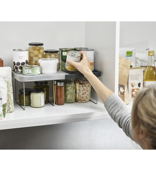 Полка раздвижная cupboardstore, серая