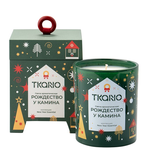 Свеча ароматическая Рождество у камина из коллекции new year essential