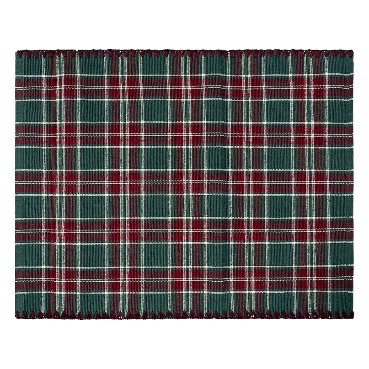 Набор из двух салфеток под приборы Шотландская клетка из коллекции new year essential, 35x45см