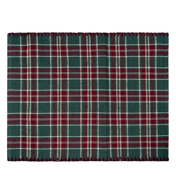 Набор из двух салфеток под приборы Шотландская клетка из коллекции new year essential, 35x45см
