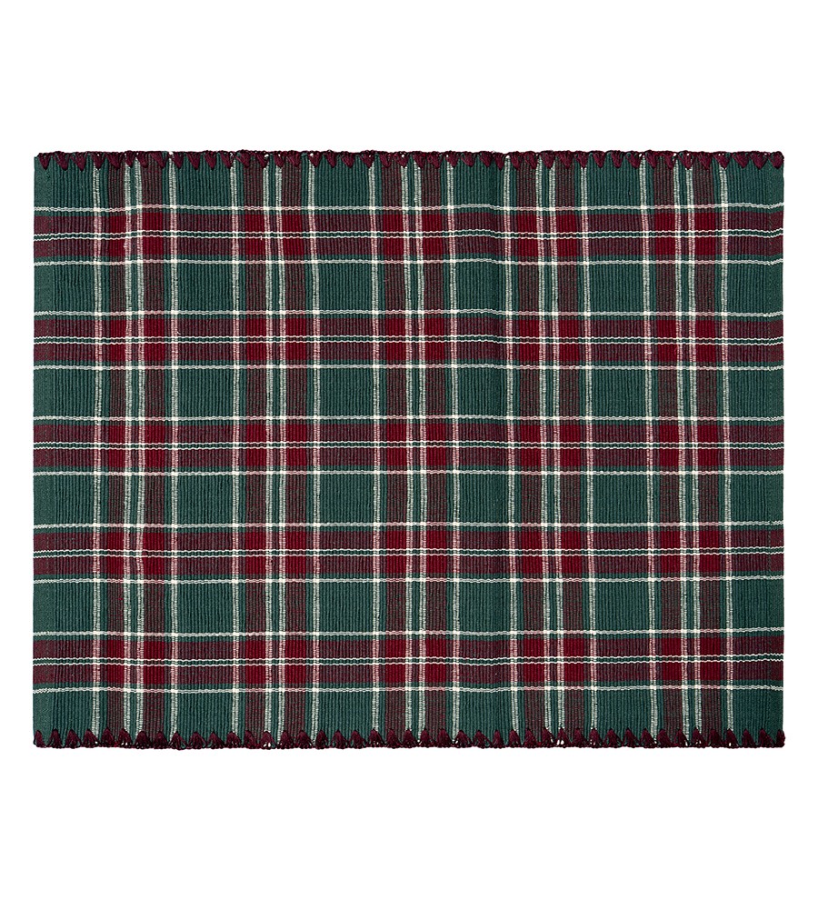 Набор из двух салфеток под приборы Шотландская клетка из коллекции new year essential, 35x45см