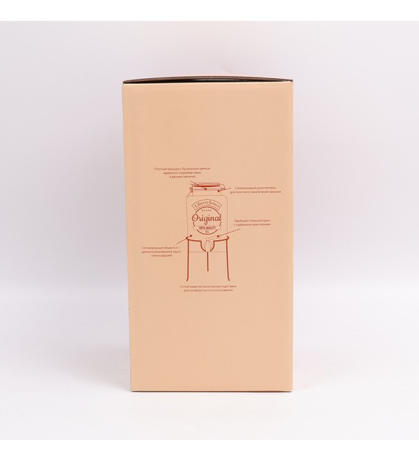 Диспенсер для напитков с подставкой maison jar, 5 л