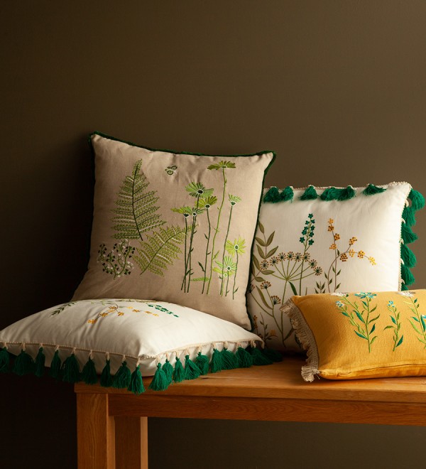 Подушка декоративная meadow bloom из коллекции ethnic, 45х45 см
