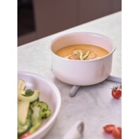 Ковш с крышкой и съемной ручкой smart ceramic, D18 см