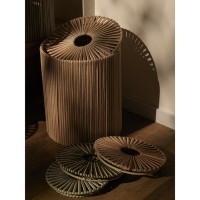 Корзина плетеная dholak beige из коллекции ethnic, размер m