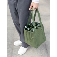 Сумка для бутылок smart picnic, темно-зеленая