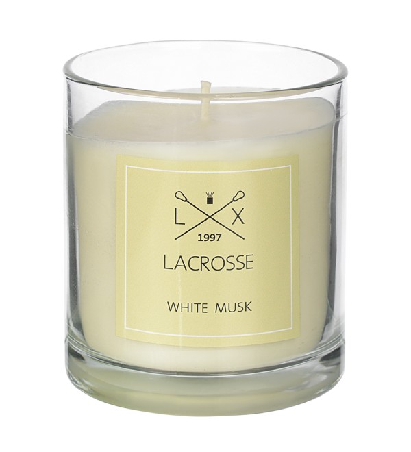 Свеча ароматическая lacrosse, white musk (новая), 60 ч