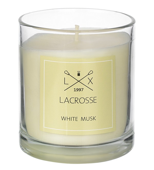 Свеча ароматическая lacrosse, white musk (новая), 60 ч