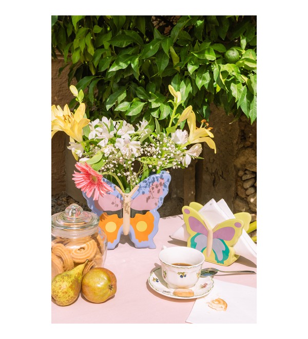 Ваза woodland, butterfly, 20 см