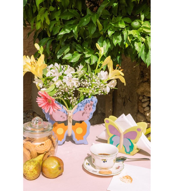 Ваза woodland, butterfly, 20 см