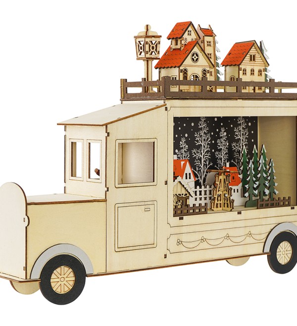 Декор новогодний с подсветкой festive truck из коллекции new year essential