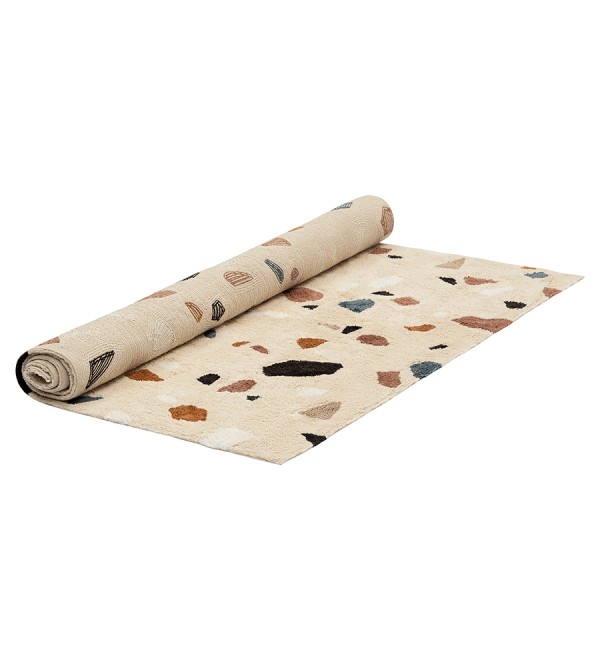 Ковер из хлопка terrazzo poetry из коллекции ethnic, 160х230 см