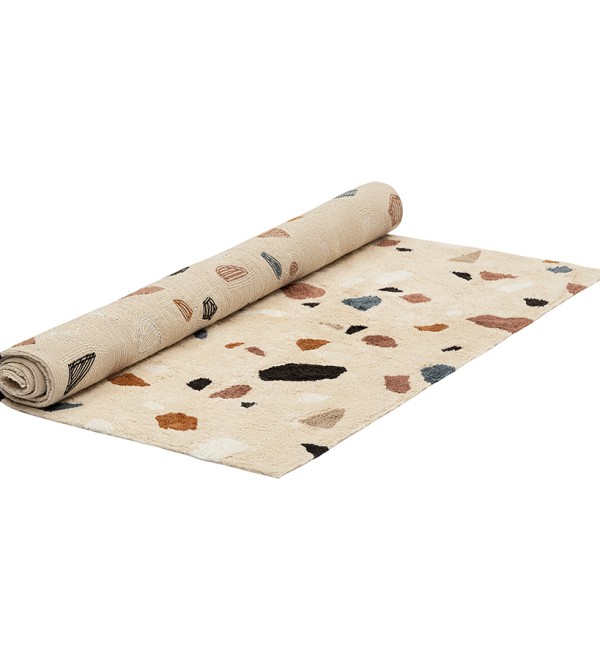 Ковер из хлопка terrazzo poetry из коллекции ethnic, 160х230 см