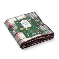 Скатерть Шотландская клетка из коллекции new year essential, 180x180см