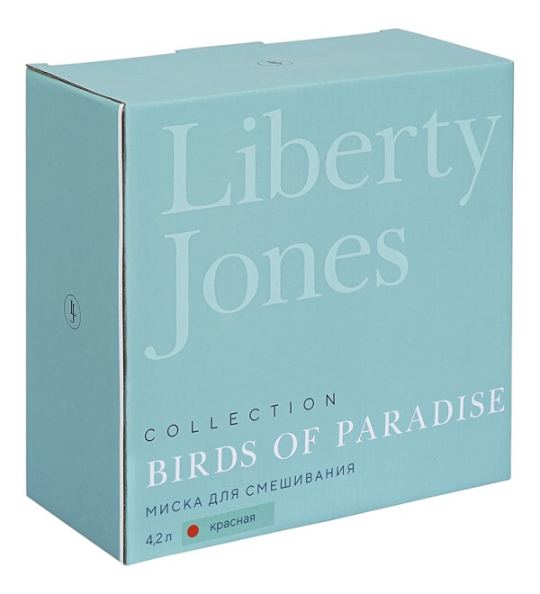 Миска для смешивания birds of paradise, 4,2 л, красная