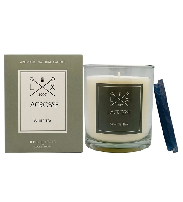 Свеча ароматическая lacrosse, white tea, 60 ч
