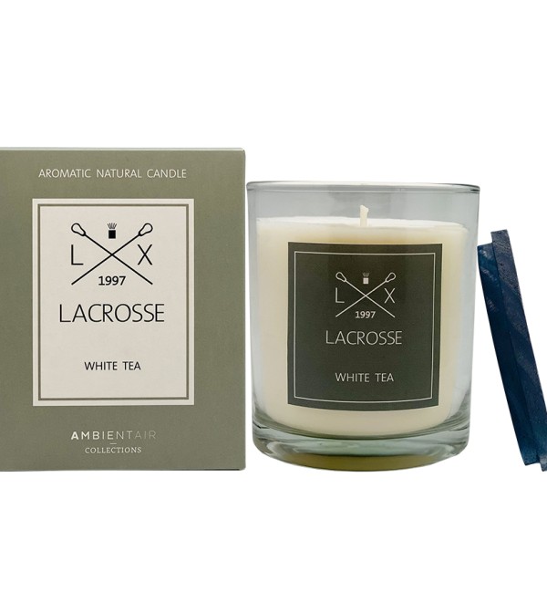 Свеча ароматическая lacrosse, white tea, 60 ч
