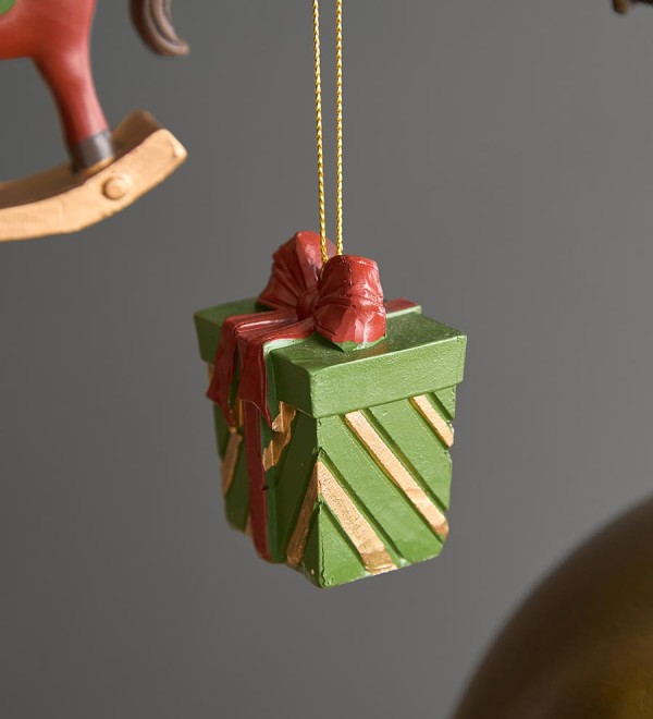 Набор ёлочных украшений classic christmas charm из коллекции new year essential, 4 шт.