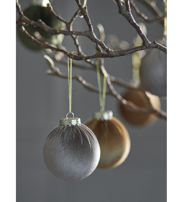 Набор ёлочных украшений velvet christmas из коллекции new year essential, 6 шт.