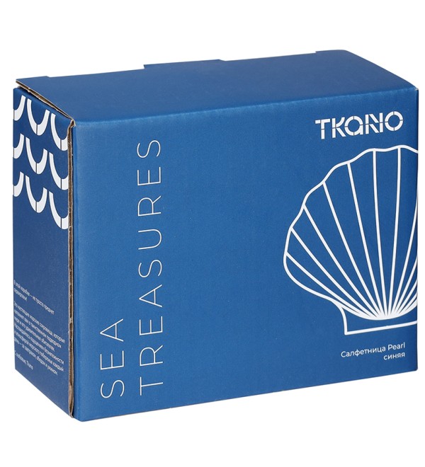 Салфетница pearl синего цвета из коллекции sea treasures