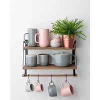 Чашка cafe concept 350 мл темно-серая